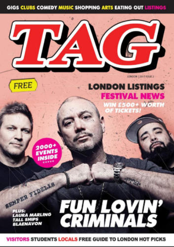 London's TAG Magazine - Magazine Front Cover Production